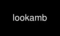 Run lookamb in OnWorks free hosting provider over Ubuntu Online, Fedora Online, Windows online emulator or MAC OS online emulator