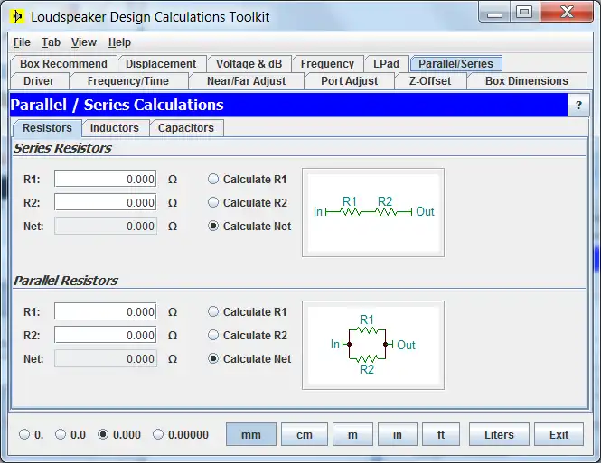 Загрузите веб-инструмент или веб-приложение Loudspeaker Design Calculations Toolkit