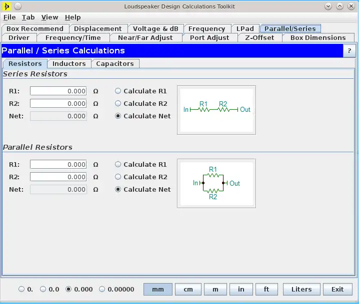 Download web tool or web app Loudspeaker Design Calculations Toolkit