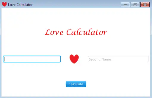 Download web tool or web app LoveCalculator