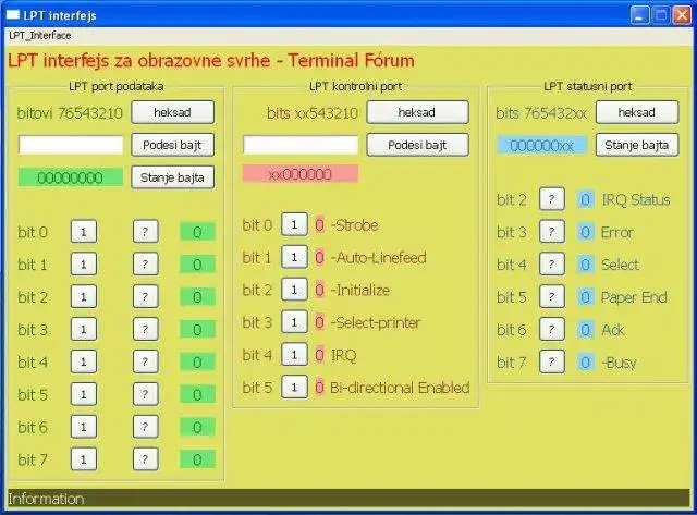 Download web tool or web app LPT Interface to run in Linux online