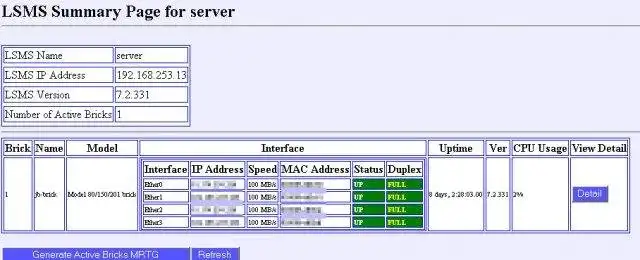 Download web tool or web app LSMS SNMP to MRTG toolset