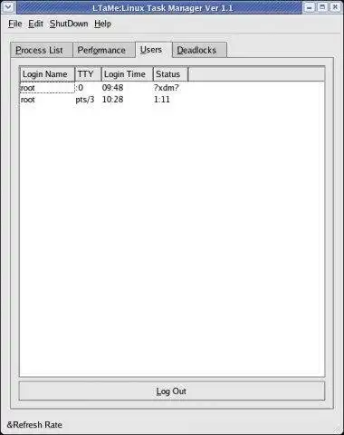 Download web tool or web app LTaMe, a GUI based Linux Task Manager