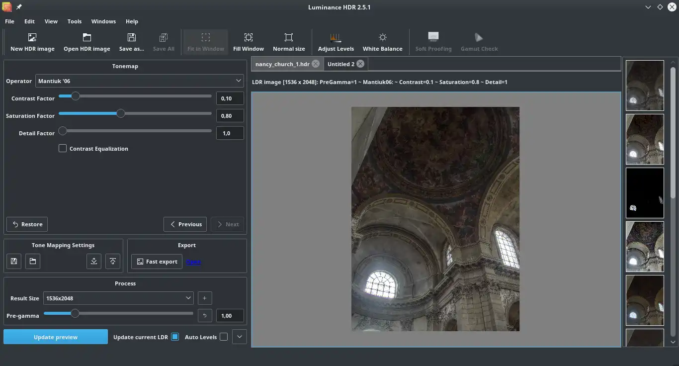 Download web tool or web app Luminance HDR