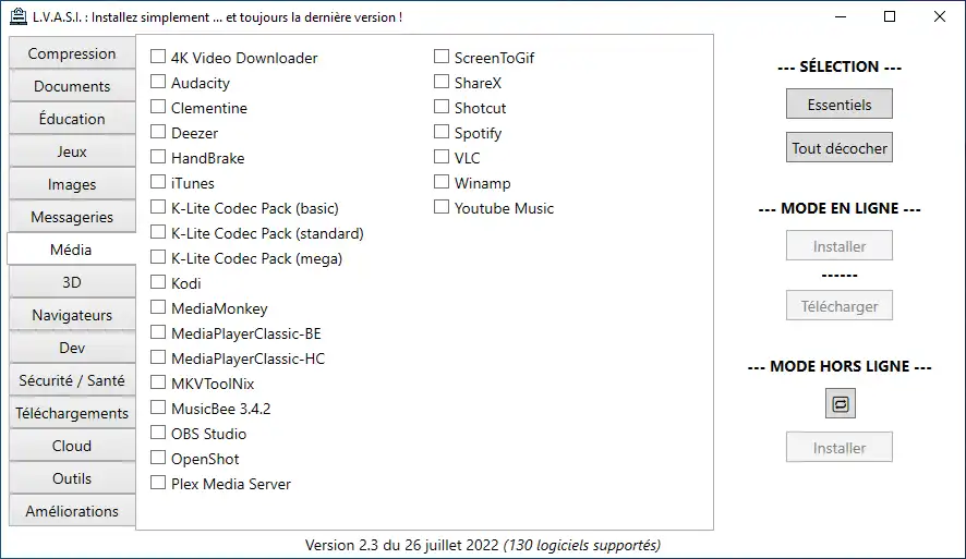 Download web tool or web app LVASI