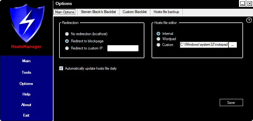 Download web tool or web app LVC-HostsManager