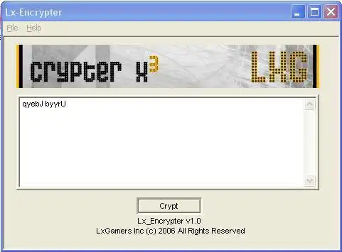 Download web tool or web app Lx Encrypter