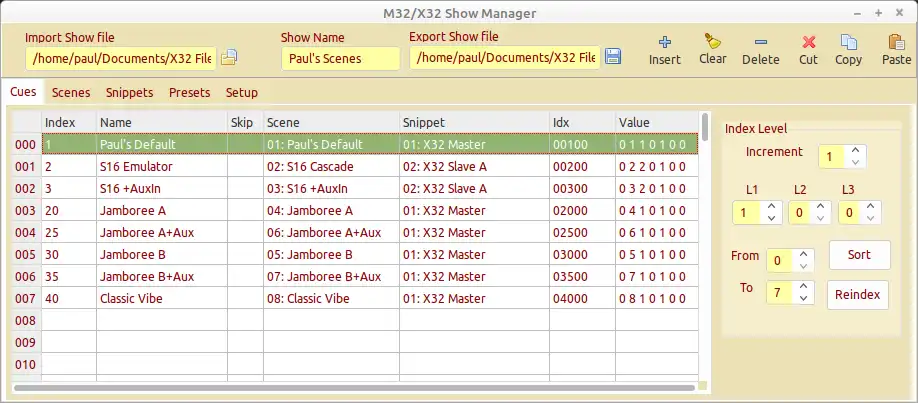 Download web tool or web app M32/X32 Show Manager