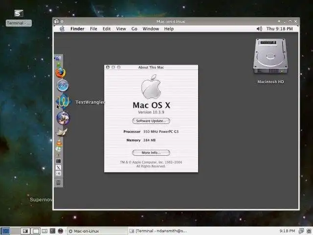 Download web tool or web app Mac-On-Linux