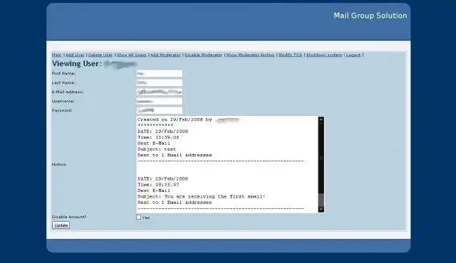 Download web tool or web app Mail Group Solution