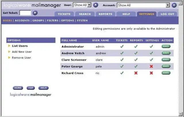 Download web tool or web app MailManager