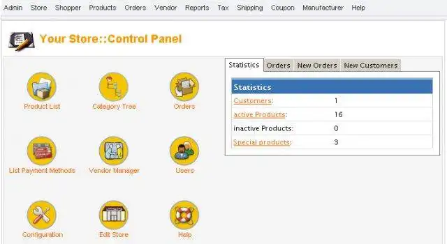 Download web tool or web app mambo-phpshop for Mambo