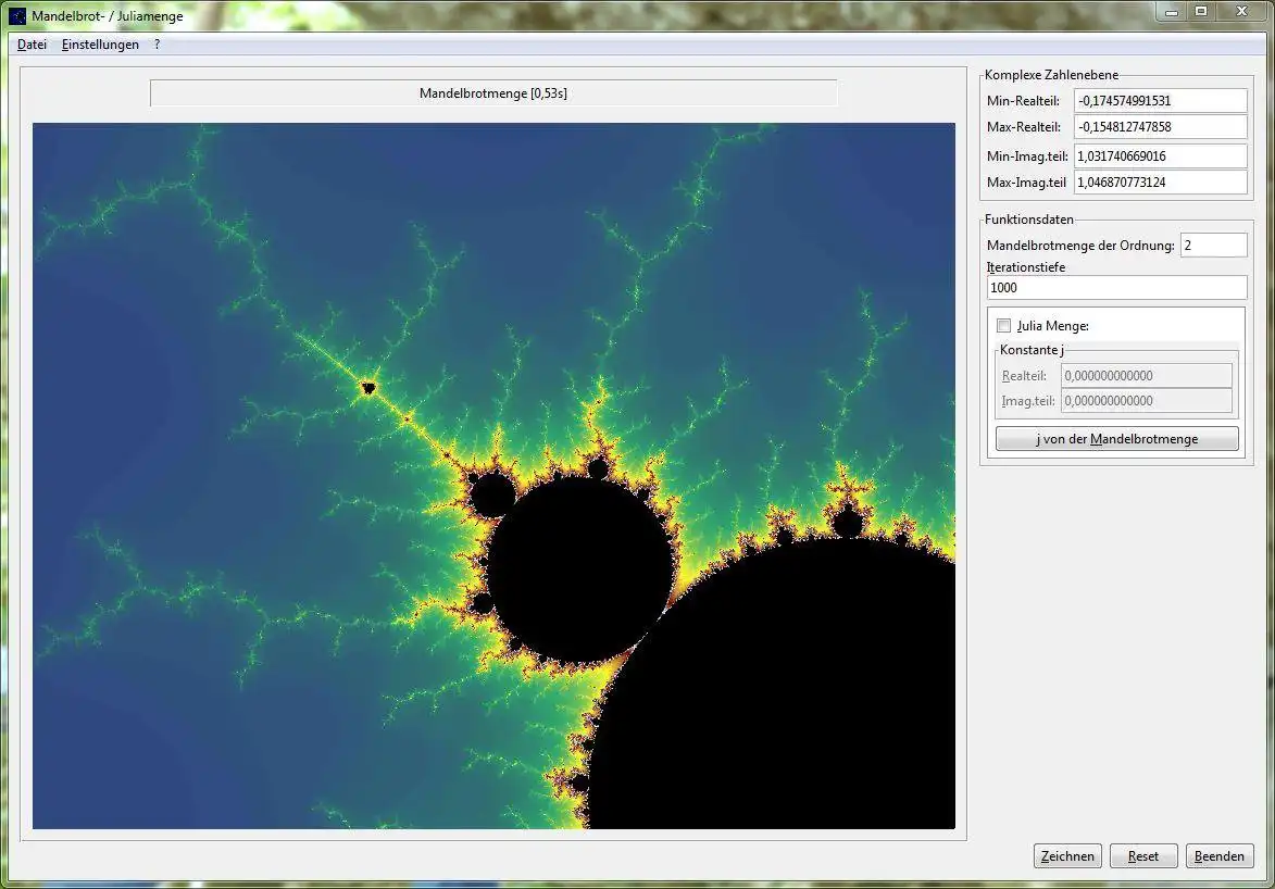 Download web tool or web app Mandelbrot