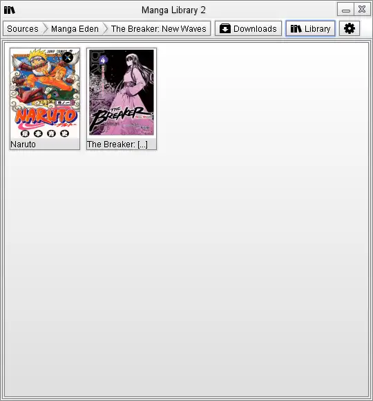 Download web tool or web app Manga Library