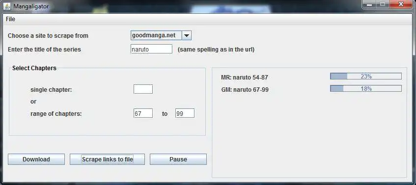 Download web tool or web app Mangaligator to run in Windows online over Linux online