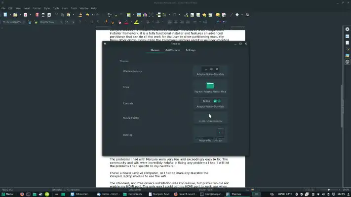 Manjaro percuma dalam talian