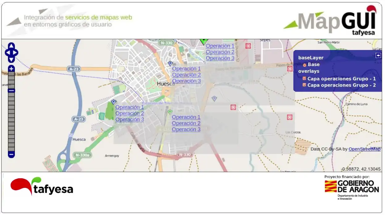 Download web tool or web app MapGUI to run in Linux online