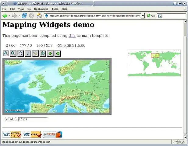 Download web tool or web app MappingWidgets to run in Linux online