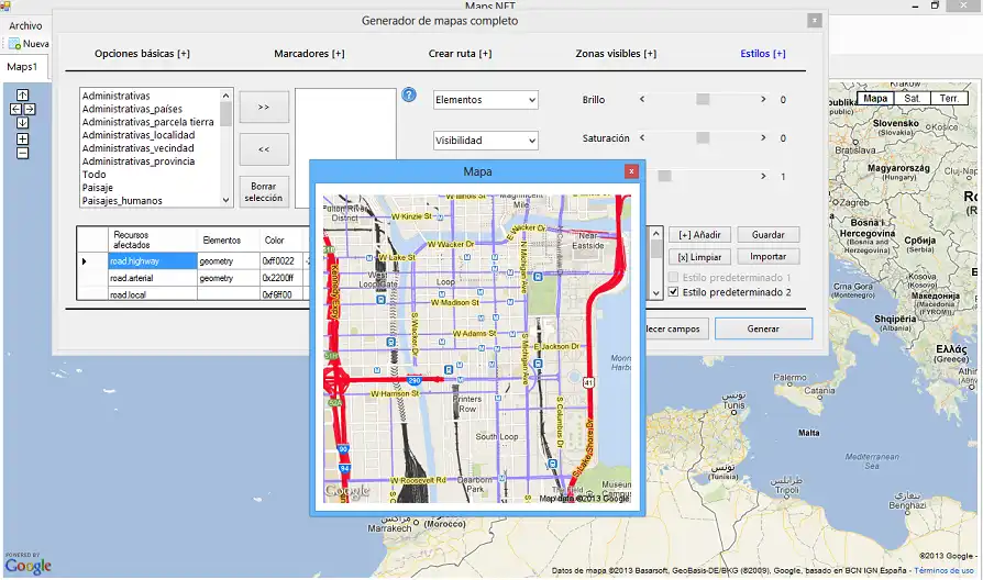 Download web tool or web app Maps.NET