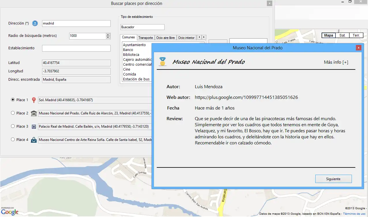 Download web tool or web app Maps.NET