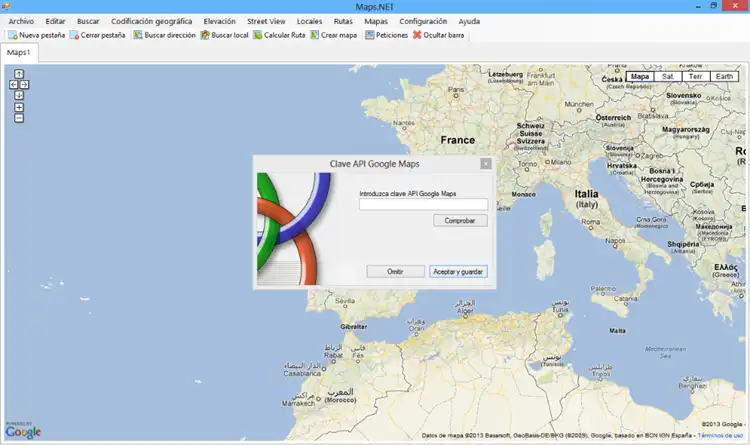 Download web tool or web app Maps.NET