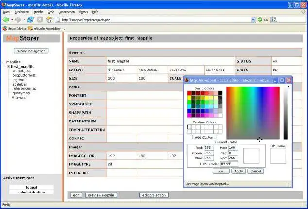 Download web tool or web app MapStorer to run in Linux online