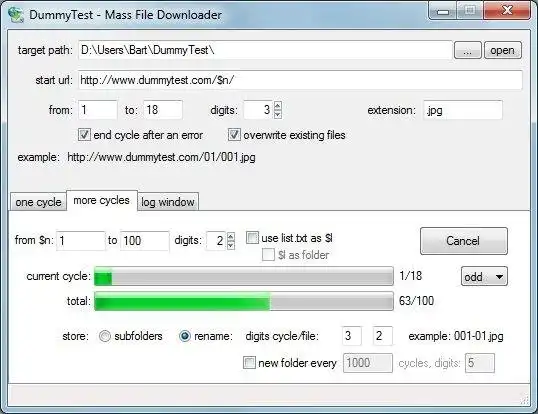 Download web tool or web app Mass File Downloader