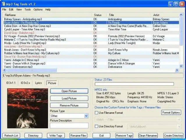 Download web tool or web app massid3lib - Mp3 Tag Tools