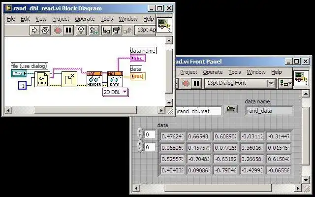 Download web tool or web app MAT-File IO library for LabVIEW to run in Linux online