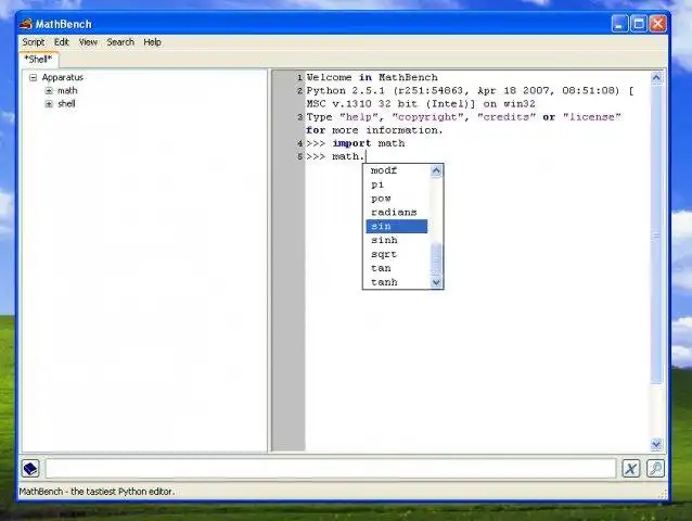 Download web tool or web app MathBench to run in Windows online over Linux online