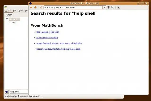 Download web tool or web app MathBench to run in Windows online over Linux online