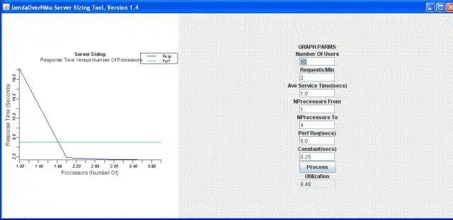 Download web tool or web app Mathematical Server Sizing to run in Linux online