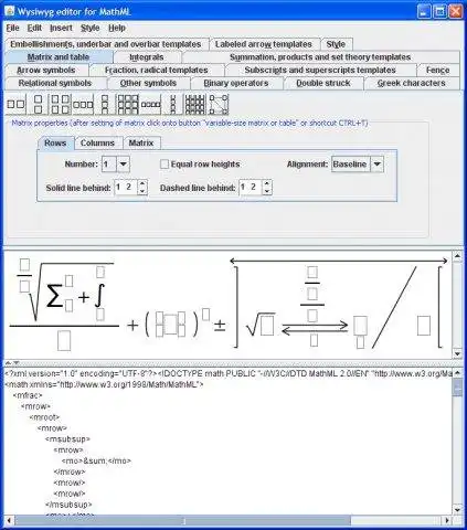 Download web tool or web app MathMLWYSIWYGEditor to run in Linux online