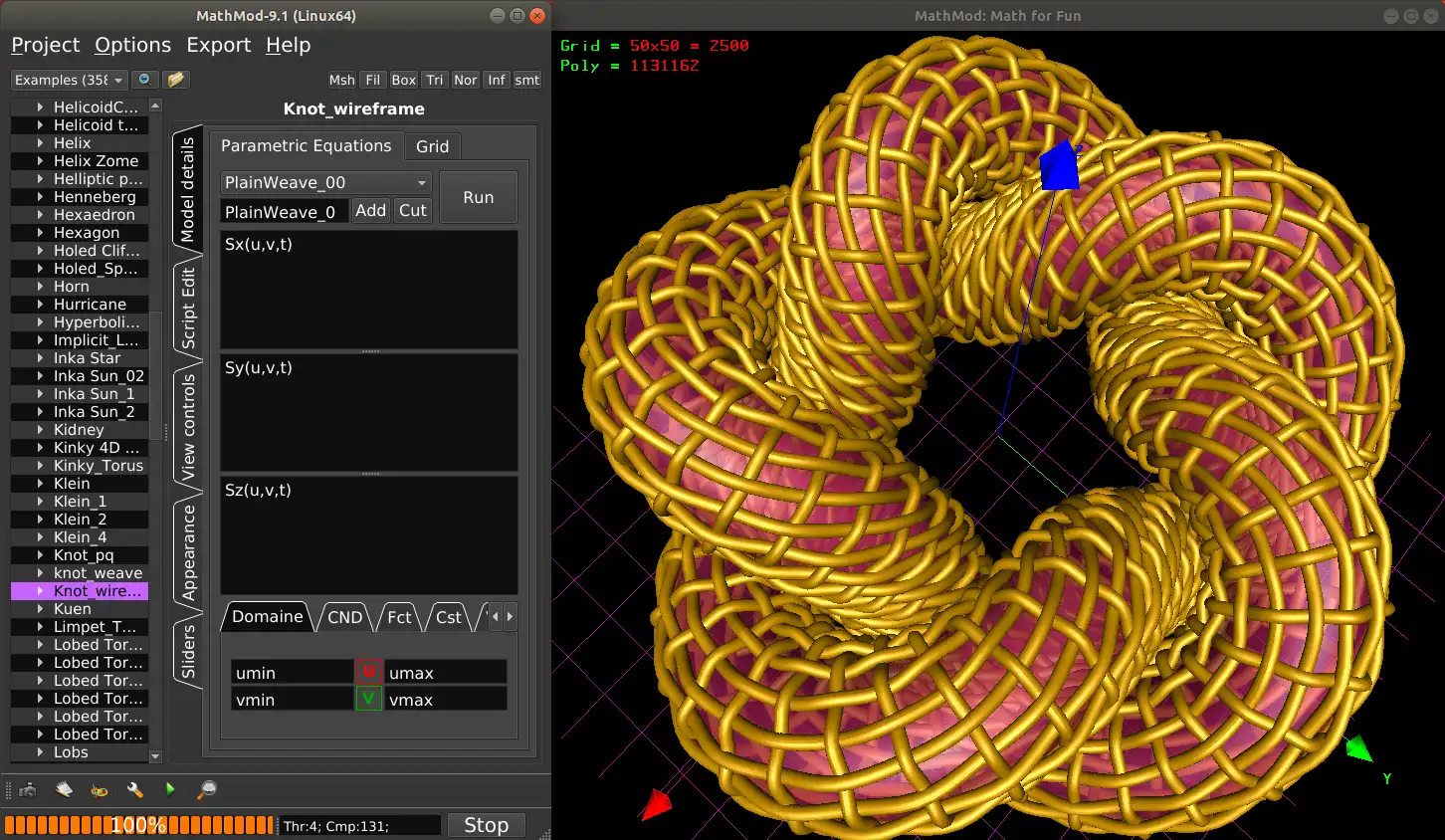 Download web tool or web app MathMod to run in Linux online