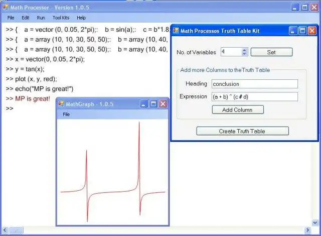 Download web tool or web app Math Processor