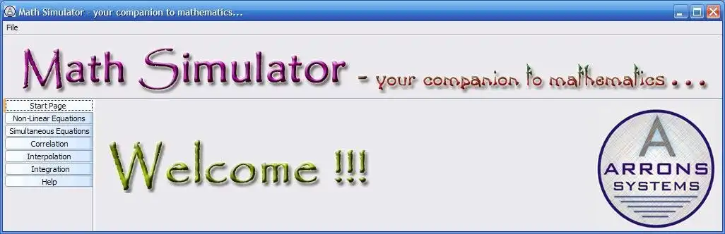 Download web tool or web app Math Simulator