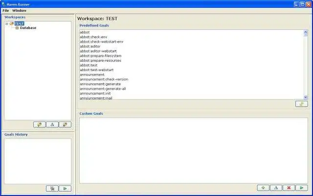 Download web tool or web app Maven Runner