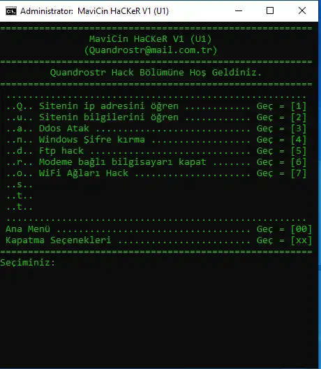 Download web tool or web app MaviCin HaCKeR - Quandrostr