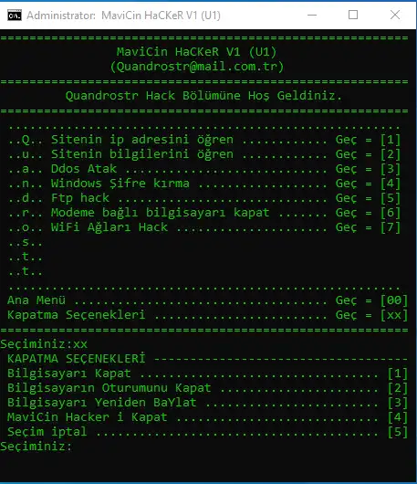 Download web tool or web app MaviCin HaCKeR - Quandrostr