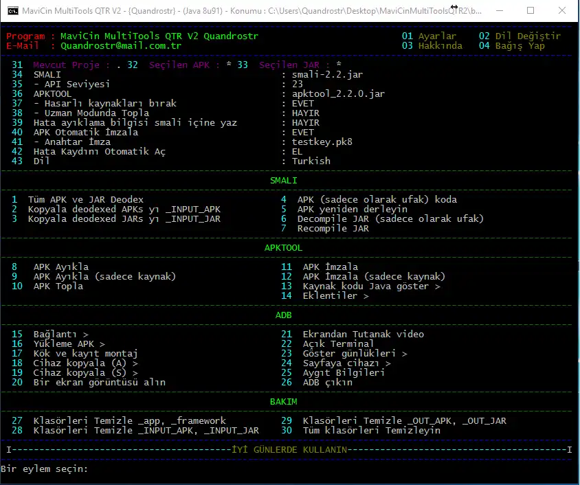 Download web tool or web app MaviCin MultiTools QTR - Quandrostr