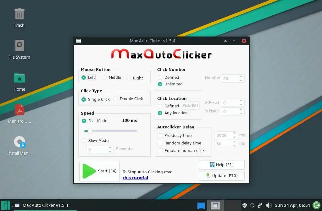 Download web tool or web app Max Auto Clicker