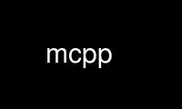 Run mcpp in OnWorks free hosting provider over Ubuntu Online, Fedora Online, Windows online emulator or MAC OS online emulator