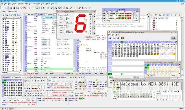 Download web tool or web app MCU 8051 IDE to run in Windows online over Linux online