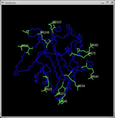 Download web tool or web app mdxvu - molecular dynamics X11 viewer. to run in Windows online over Linux online