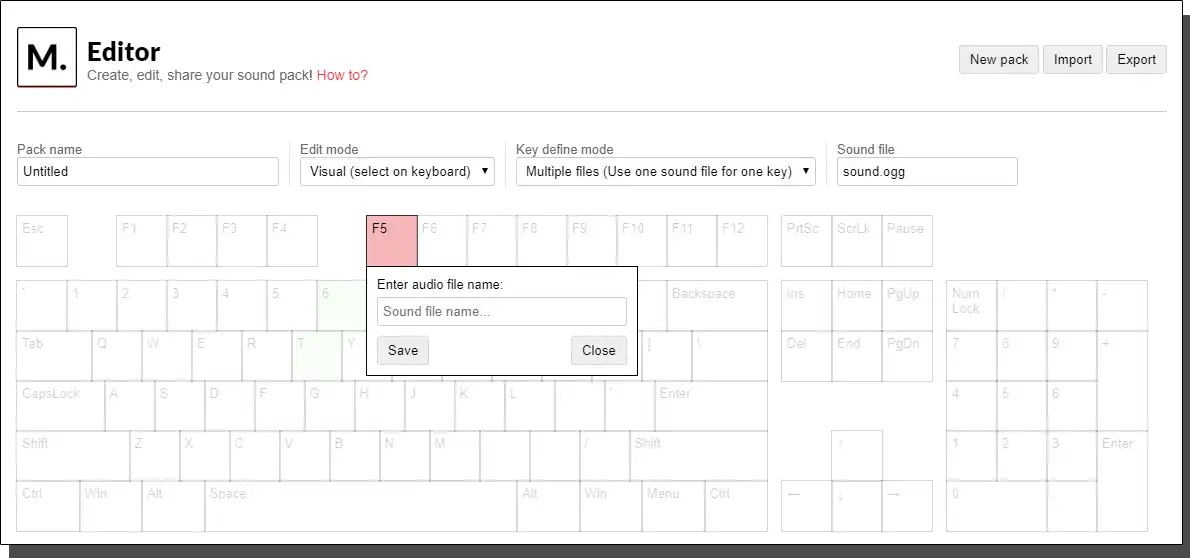 Download web tool or web app Mechvibes