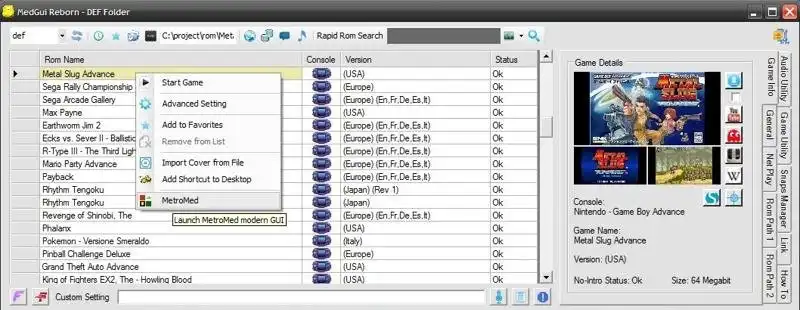 Download web tool or web app MedGui Reborn  MetroMed