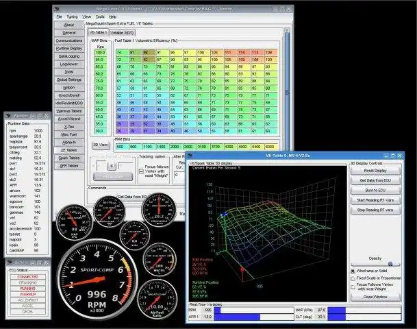 Download web tool or web app MegaTunix Tuning Software to run in Linux online