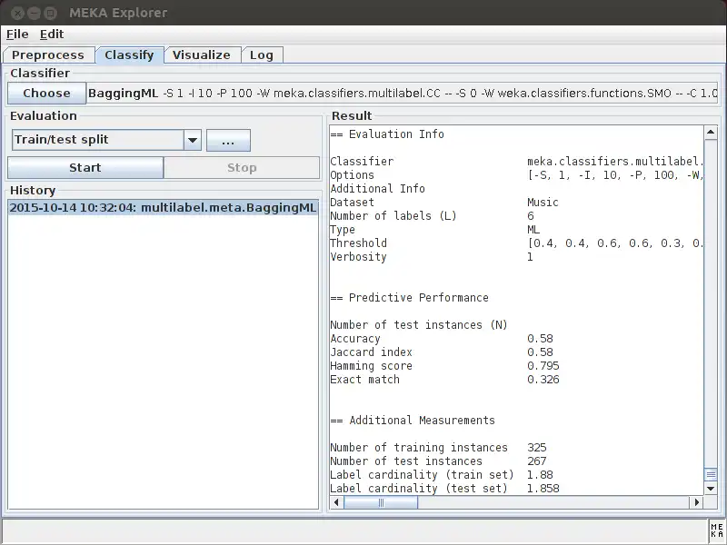 Download web tool or web app MEKA to run in Windows online over Linux online