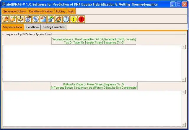 Download web tool or web app MeltDNA to run in Linux online