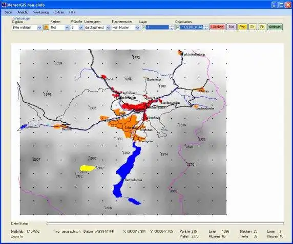 Download web tool or web app MensorGIS to run in Windows online over Linux online